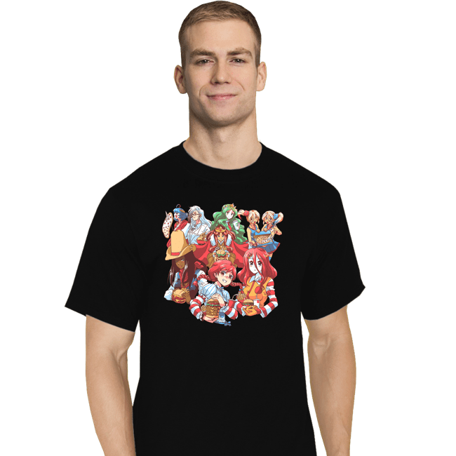 Daily_Deal_Shirts T-Shirts, Tall / Large / Black Fast Waifus