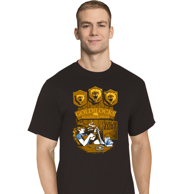 Secret_Shirts T-Shirts, Tall / Large / Black Goldilocks