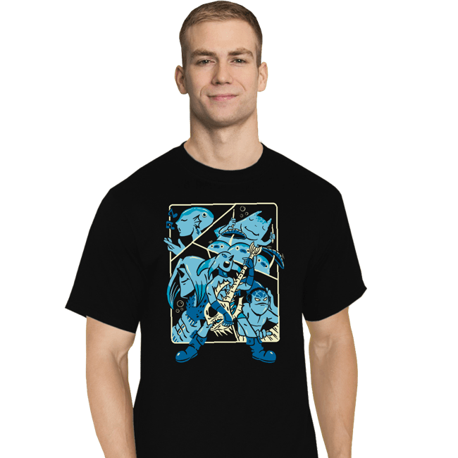 Daily_Deal_Shirts T-Shirts, Tall / Large / Black Underwater Jam