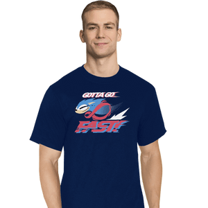 Shirts T-Shirts, Tall / Large / Navy Supersonic