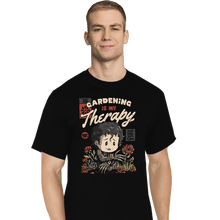 Load image into Gallery viewer, Daily_Deal_Shirts T-Shirts, Tall / Large / Black Gardening Is My Therapy
