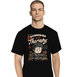 Daily_Deal_Shirts T-Shirts, Tall / Large / Black Gardening Is My Therapy
