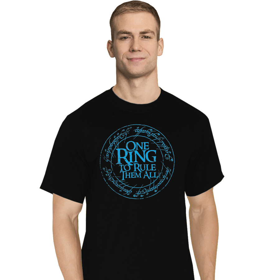 Shirts T-Shirts, Tall / Large / Black The One Ring