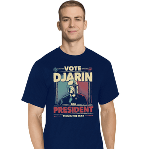 Shirts T-Shirts, Tall / Large / Navy Djarin For President
