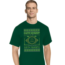 Load image into Gallery viewer, Shirts T-Shirts, Tall / Large / Charcoal Earth Kingdom Ugly Sweater
