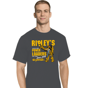 Secret_Shirts T-Shirts, Tall / Large / Charcoal Ripley's Power Loaders