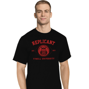 Daily_Deal_Shirts T-Shirts, Tall / Large / Black Replicant University
