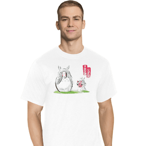 Shirts T-Shirts, Tall / Large / White Anime Ink