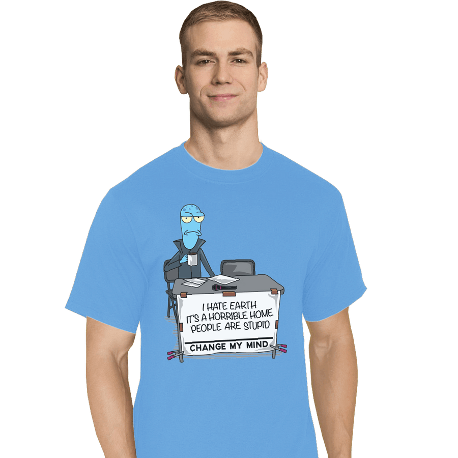 Shirts T-Shirts, Tall / Large / Royal blue I Hate Earth