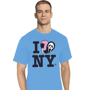 Daily_Deal_Shirts T-Shirts, Tall / Large / Royal Blue Ghostface Loves NY