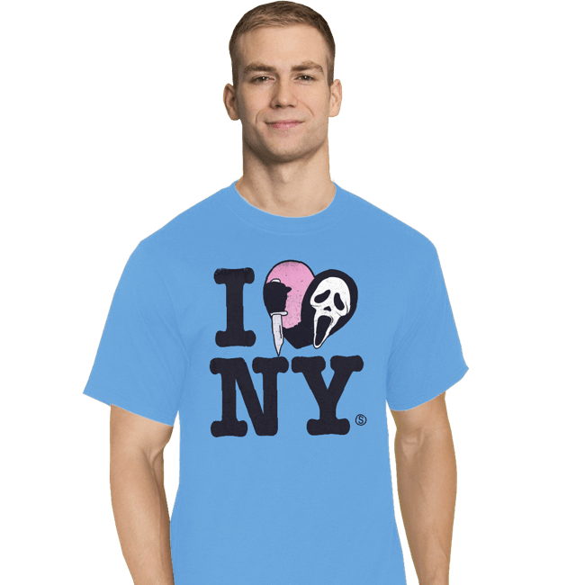 Daily_Deal_Shirts T-Shirts, Tall / Large / Royal Blue Ghostface Loves NY