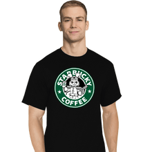 Load image into Gallery viewer, Shirts T-Shirts, Tall / Large / Black Starbucky Coffee
