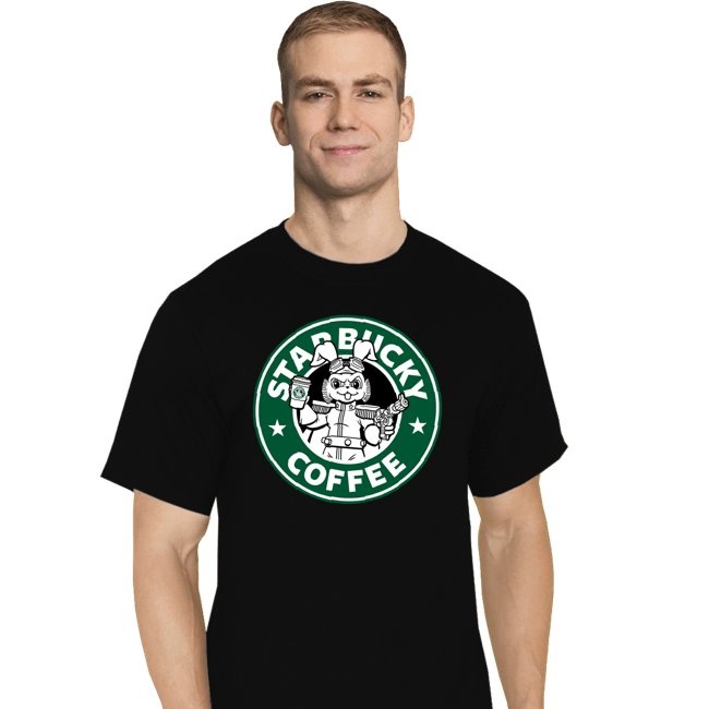 Shirts T-Shirts, Tall / Large / Black Starbucky Coffee
