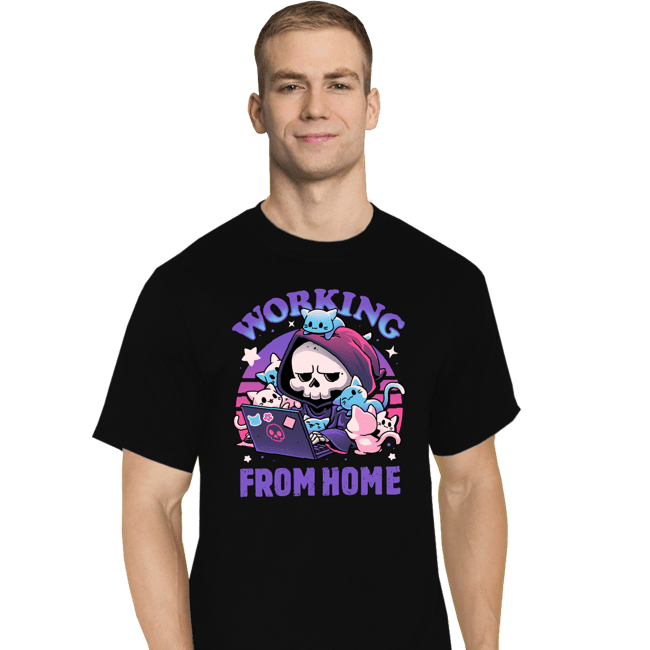 Daily_Deal_Shirts T-Shirts, Tall / Large / Black Reapers Remote Realm