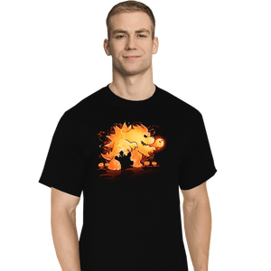 Daily_Deal_Shirts T-Shirts, Tall / Large / Black Super Dragon Evolution