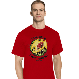 Shirts T-Shirts, Tall / Large / Red I Survived Dark Phoenix