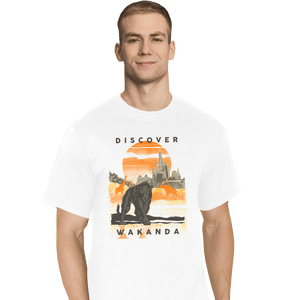 Shirts T-Shirts, Tall / Large / White Visit Wakanda