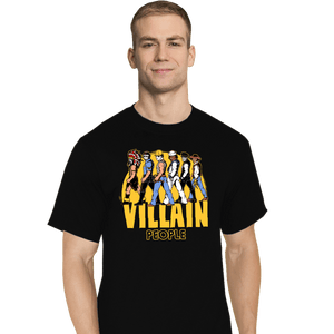 Daily_Deal_Shirts T-Shirts, Tall / Large / Black The Villain People
