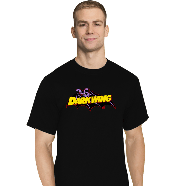 Daily_Deal_Shirts T-Shirts, Tall / Large / Black Darkwing Bat