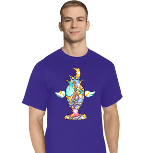 Shirts T-Shirts, Tall / Large / Royal Blue Magical Silhouettes - Holy Grail
