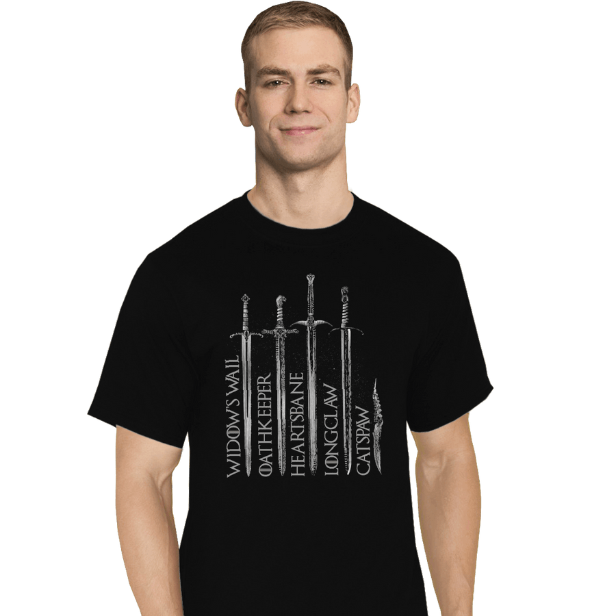 Shirts T-Shirts, Tall / Large / Black Valyrian Steel