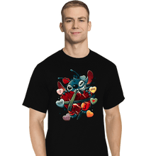 Load image into Gallery viewer, Daily_Deal_Shirts T-Shirts, Tall / Large / Black Experiment Valentine
