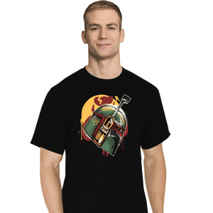 Shirts T-Shirts, Tall / Large / Black Mandalorian Hunter