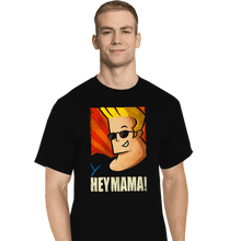 Load image into Gallery viewer, Daily_Deal_Shirts T-Shirts, Tall / Large / Black Hey Mama!
