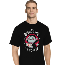 Load image into Gallery viewer, Shirts T-Shirts, Tall / Large / Black Coffee Vampire
