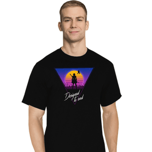 Daily_Deal_Shirts T-Shirts, Tall / Large / Black Retro Android