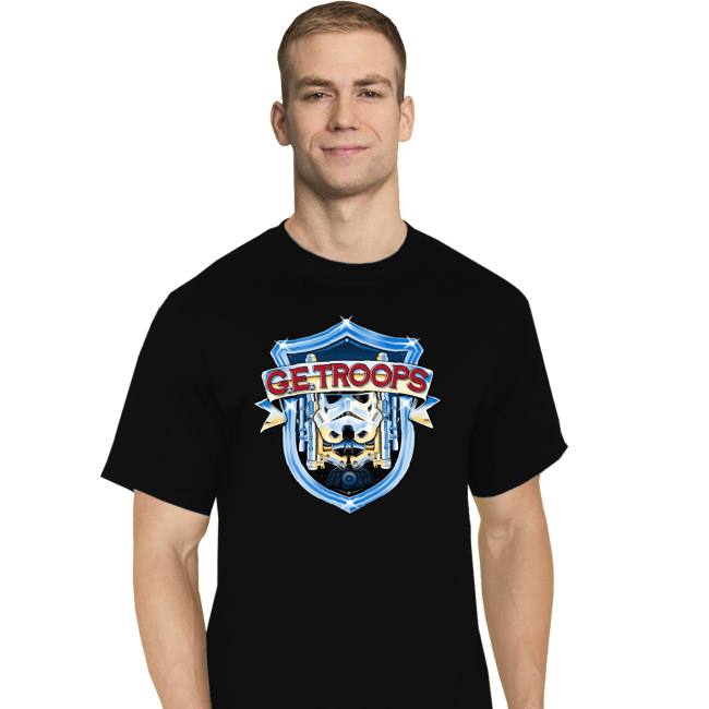 Daily_Deal_Shirts T-Shirts, Tall / Large / Black G.E. Troops