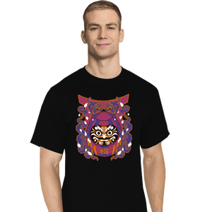 Shirts T-Shirts, Tall / Large / Black Daruma