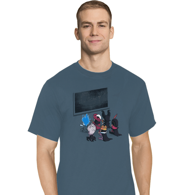 Shirts T-Shirts, Tall / Large / Indigo Blue School Of Villains