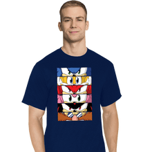 Load image into Gallery viewer, Daily_Deal_Shirts T-Shirts, Tall / Large / Navy Sonic Eyes

