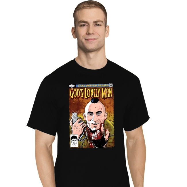 Secret_Shirts T-Shirts, Tall / Large / Black God's Lonely Man