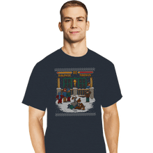 Load image into Gallery viewer, Daily_Deal_Shirts T-Shirts, Tall / Large / Dark Heather The Christmas Fight
