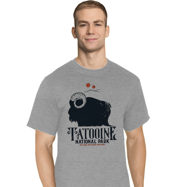 Daily_Deal_Shirts T-Shirts, Tall / Large / Sports Grey Bantha Park