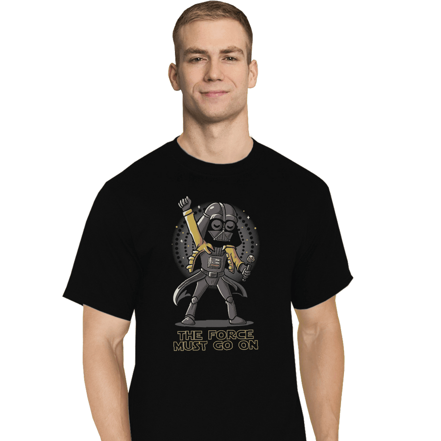 Shirts T-Shirts, Tall / Large / Black The Force Must Go On
