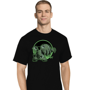 Daily_Deal_Shirts T-Shirts, Tall / Large / Black Cthulhu Says Hi