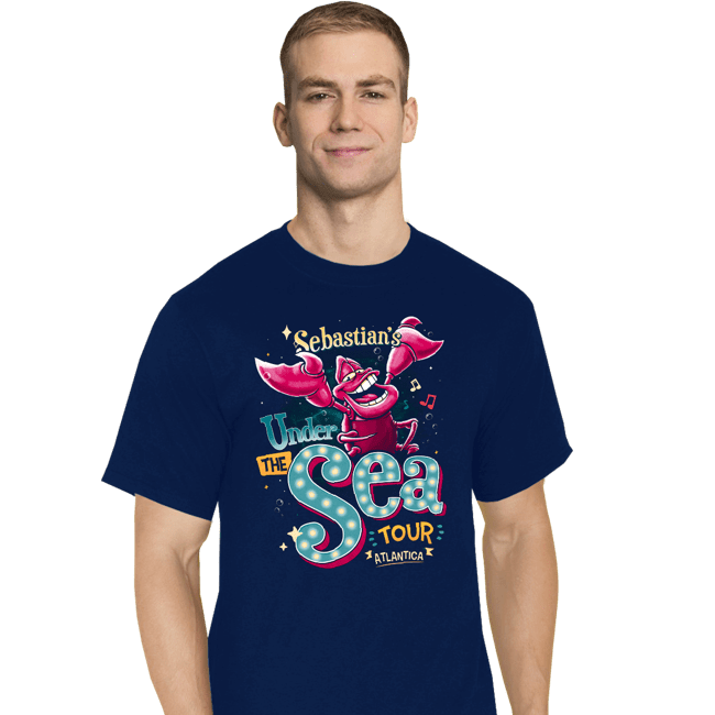 Daily_Deal_Shirts T-Shirts, Tall / Large / Navy Under The Sea Tour