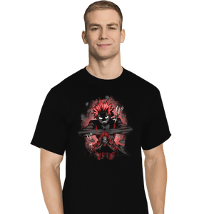 Shirts T-Shirts, Tall / Large / Black Red Riot Hero