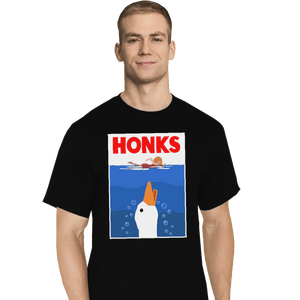 Shirts T-Shirts, Tall / Large / Black HONKS