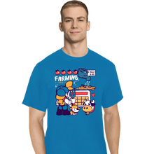Load image into Gallery viewer, Shirts T-Shirts, Tall / Large / Royal Blue Farmer Days
