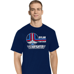 Secret_Shirts T-Shirts, Tall / Large / Navy The Starfighter