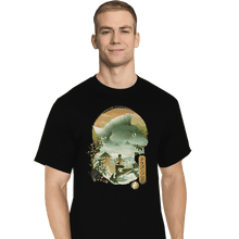 Load image into Gallery viewer, Shirts T-Shirts, Tall / Large / Black Dragonzord Ukiyoe
