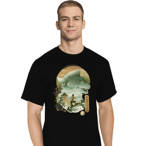 Shirts T-Shirts, Tall / Large / Black Dragonzord Ukiyoe