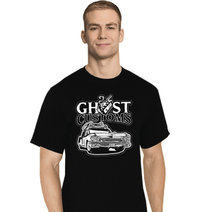 Daily_Deal_Shirts T-Shirts, Tall / Large / Black Ghost Customs