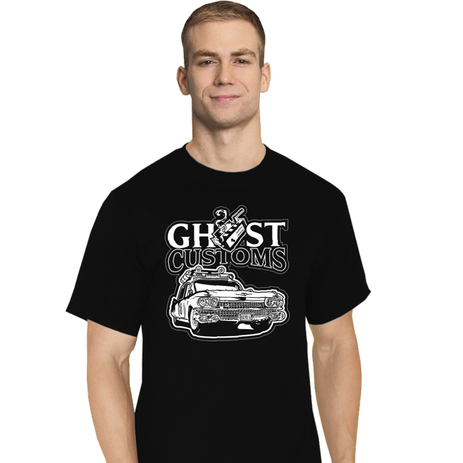 Daily_Deal_Shirts T-Shirts, Tall / Large / Black Ghost Customs