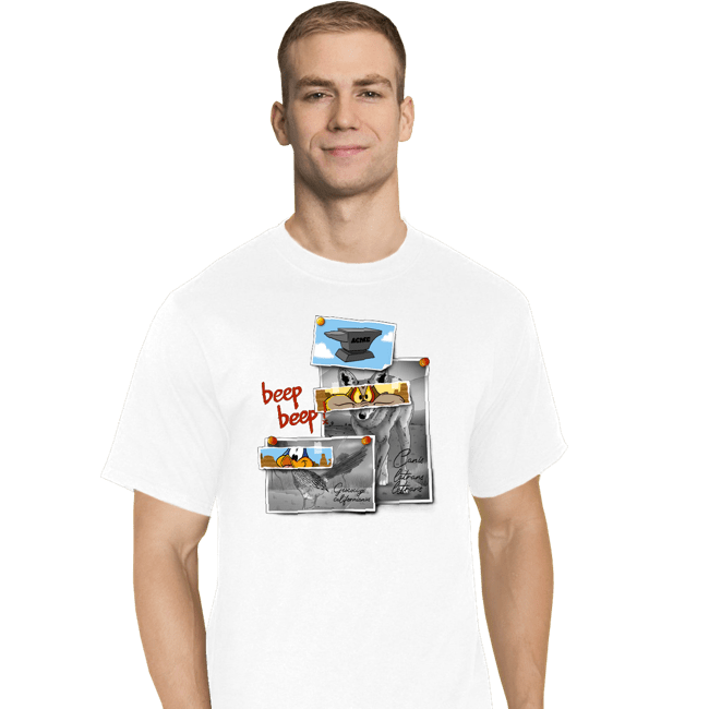 Daily_Deal_Shirts T-Shirts, Tall / Large / White Beep Beep