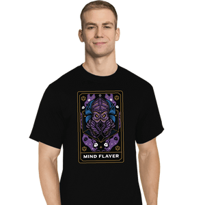 Shirts T-Shirts, Tall / Large / Black Mind Flayer Tarot